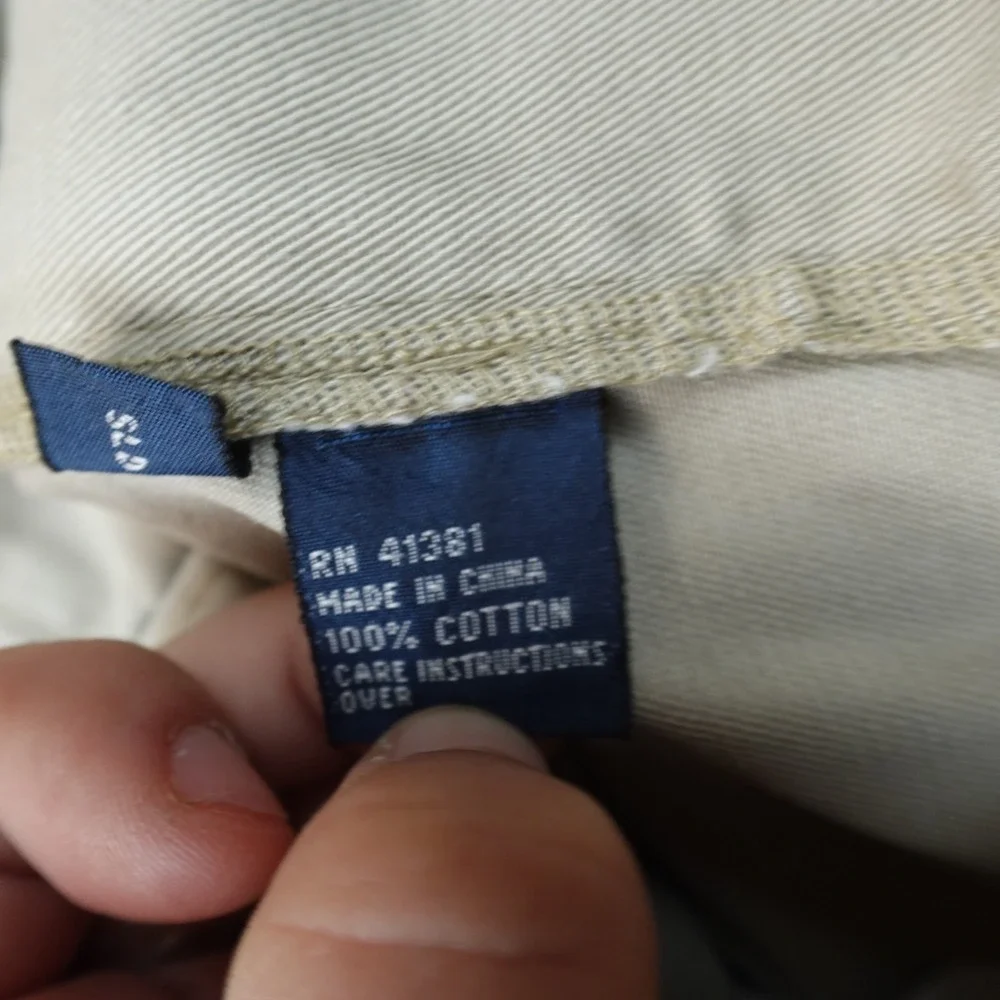 VTG Polo Ralph Lauren Shorts Mens 34 Beige Tan Andrew Chino Pleated 90s Golf Dad
